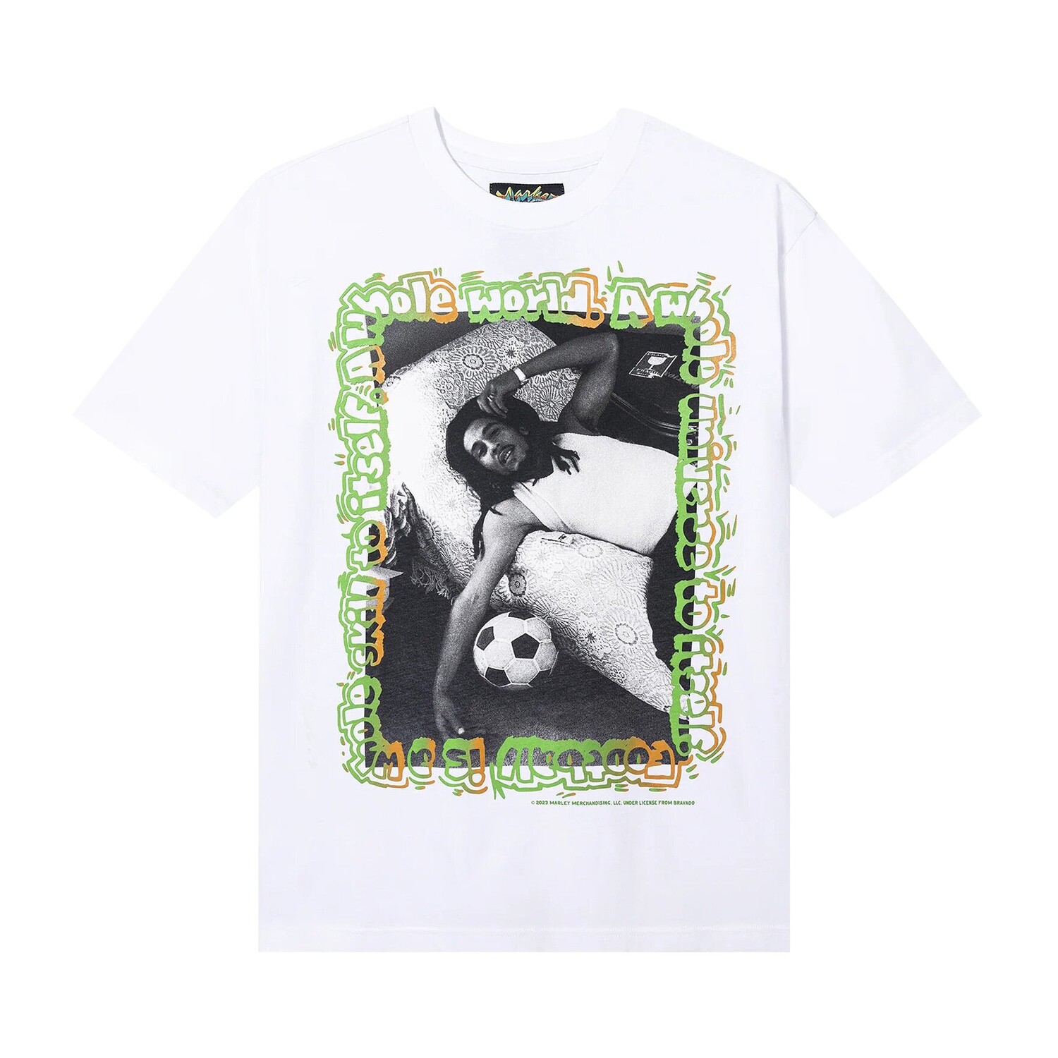 

Футболка Market x Bob Marley Белая