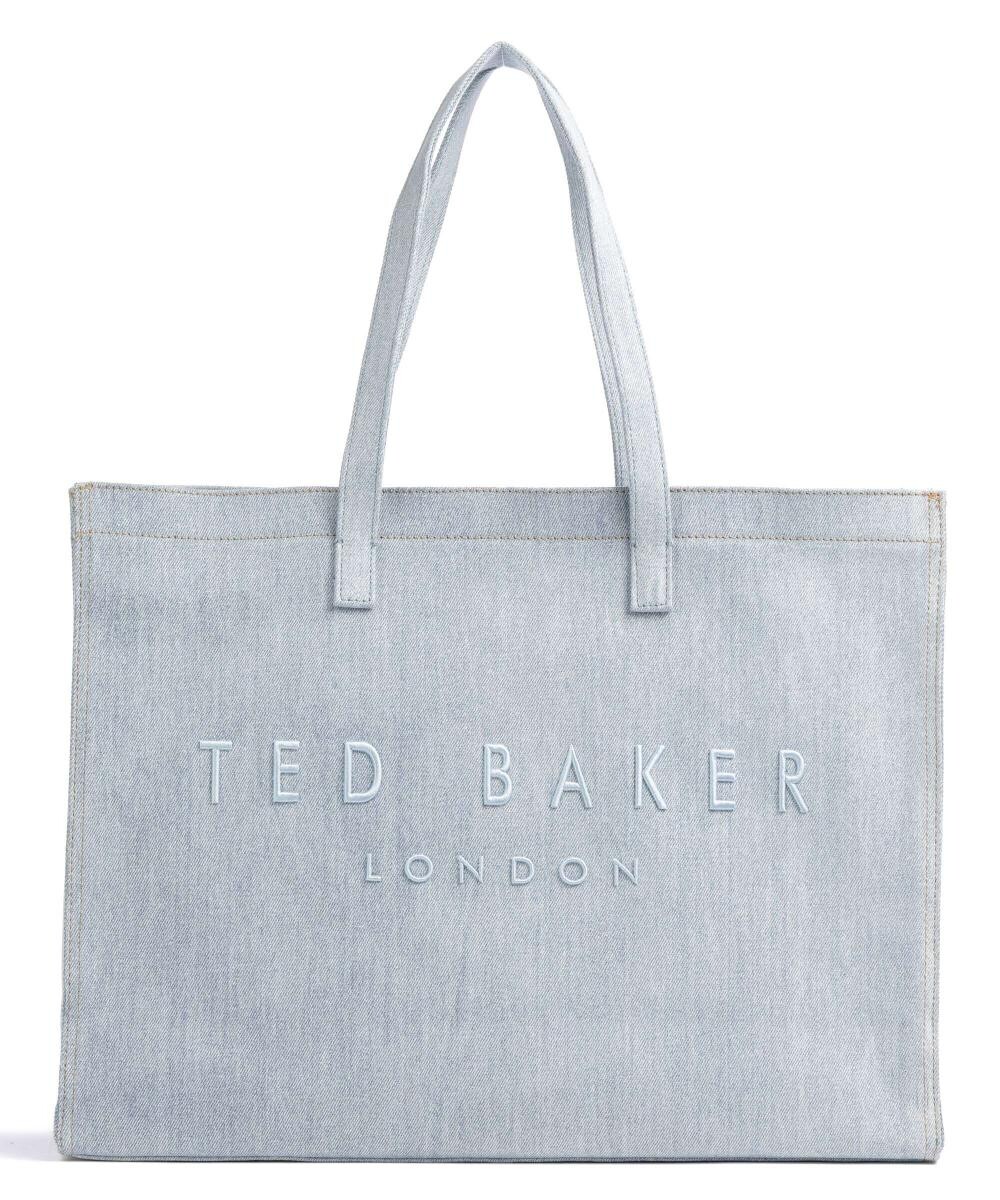 

Denimy шоппер из хлопка Ted Baker, синий