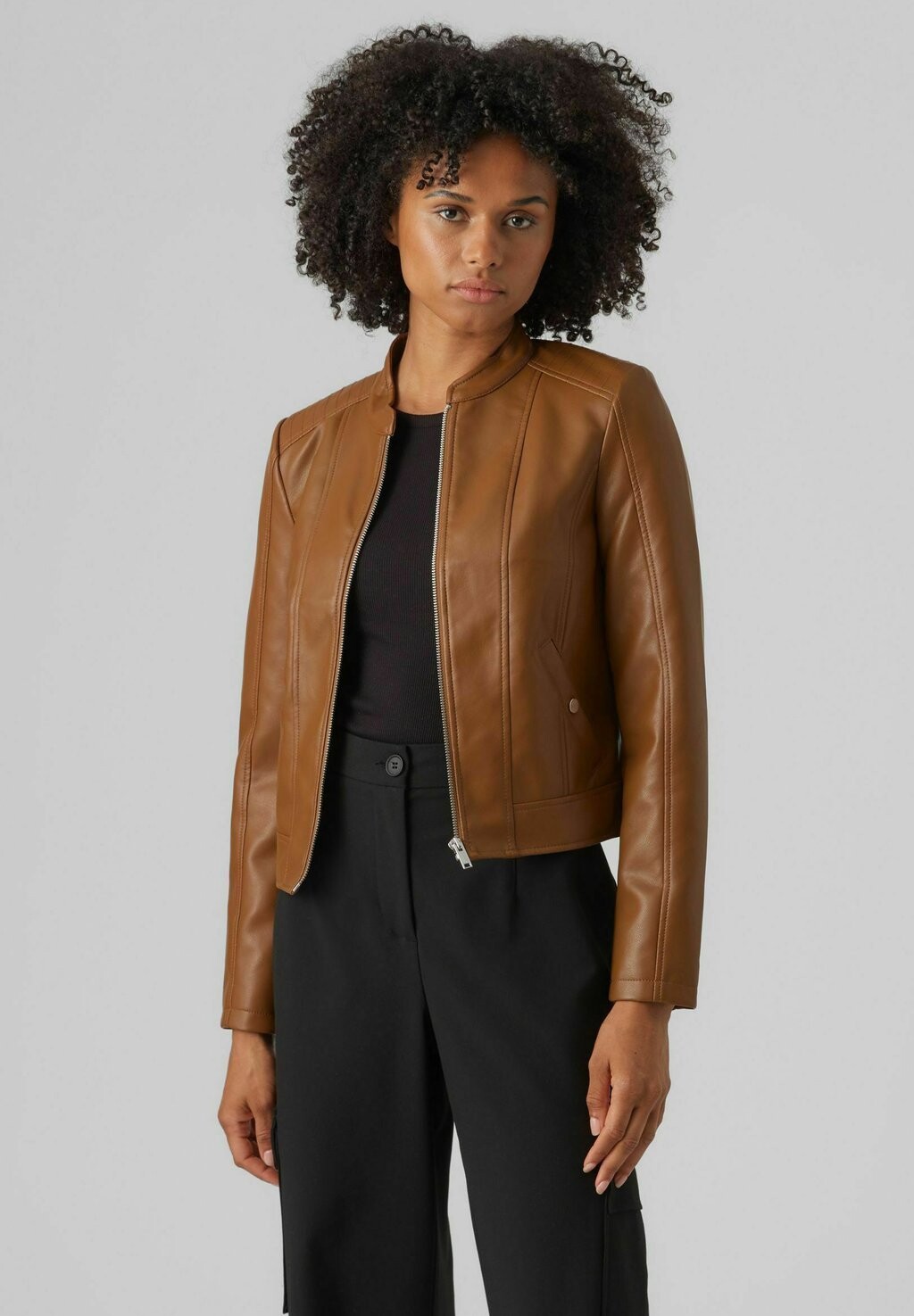 

Куртка из искусственной кожи Vero Moda, Черный