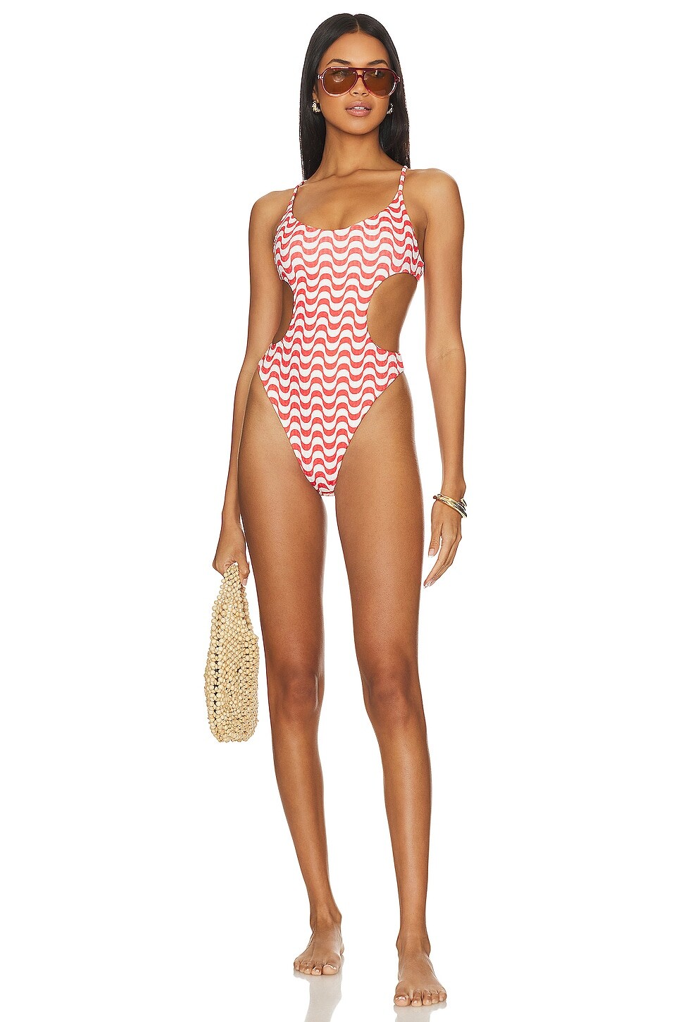 

Купальник Mello The Label Cutout, цвет White Onda