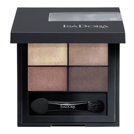 

Четверные тени для век, 10 оттенков Boho Browns 4г Isadora, Eye Shadow Quartet