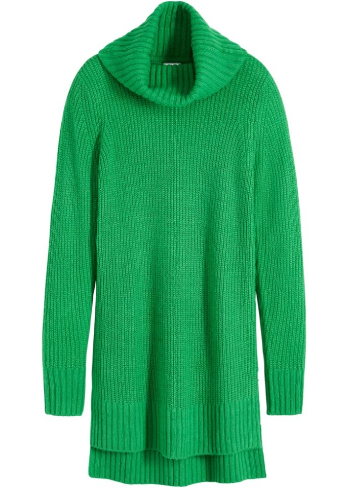 

Длинный вязаный свитер Bodyflirt, зеленый