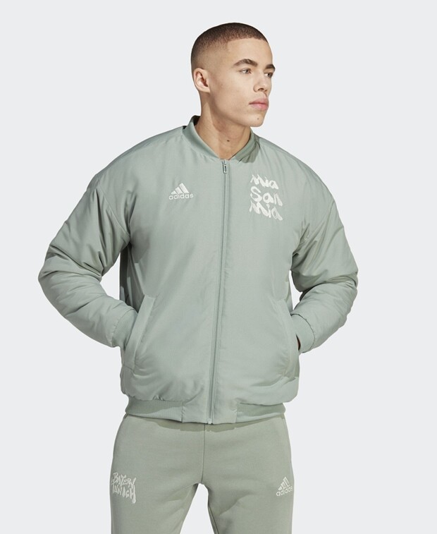 

Стеганая куртка adidas Performance, зеленый