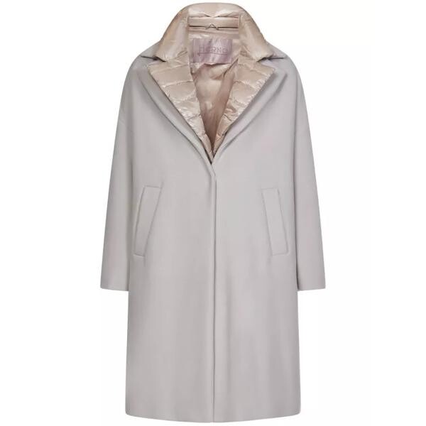 

Пальто double wool coat Herno, белый