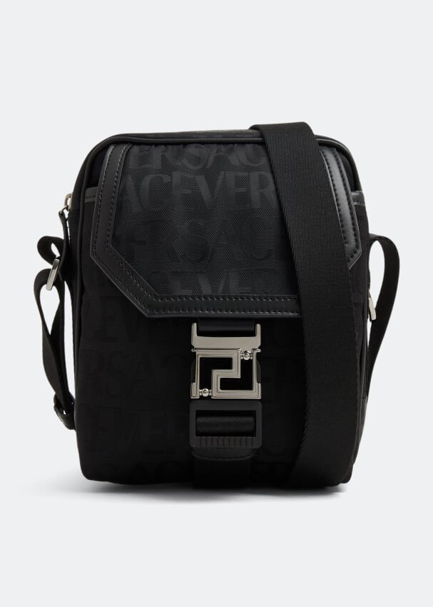 

Сумка-мессенджер Versace Versace Allover, черный