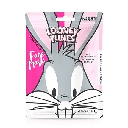 

Маска для лица Disney Looney Tunes Bugs Bunny, увлажняющая и расслабляющая тканевая маска для питания кожи и красивого цвета лица, Mad Beauty