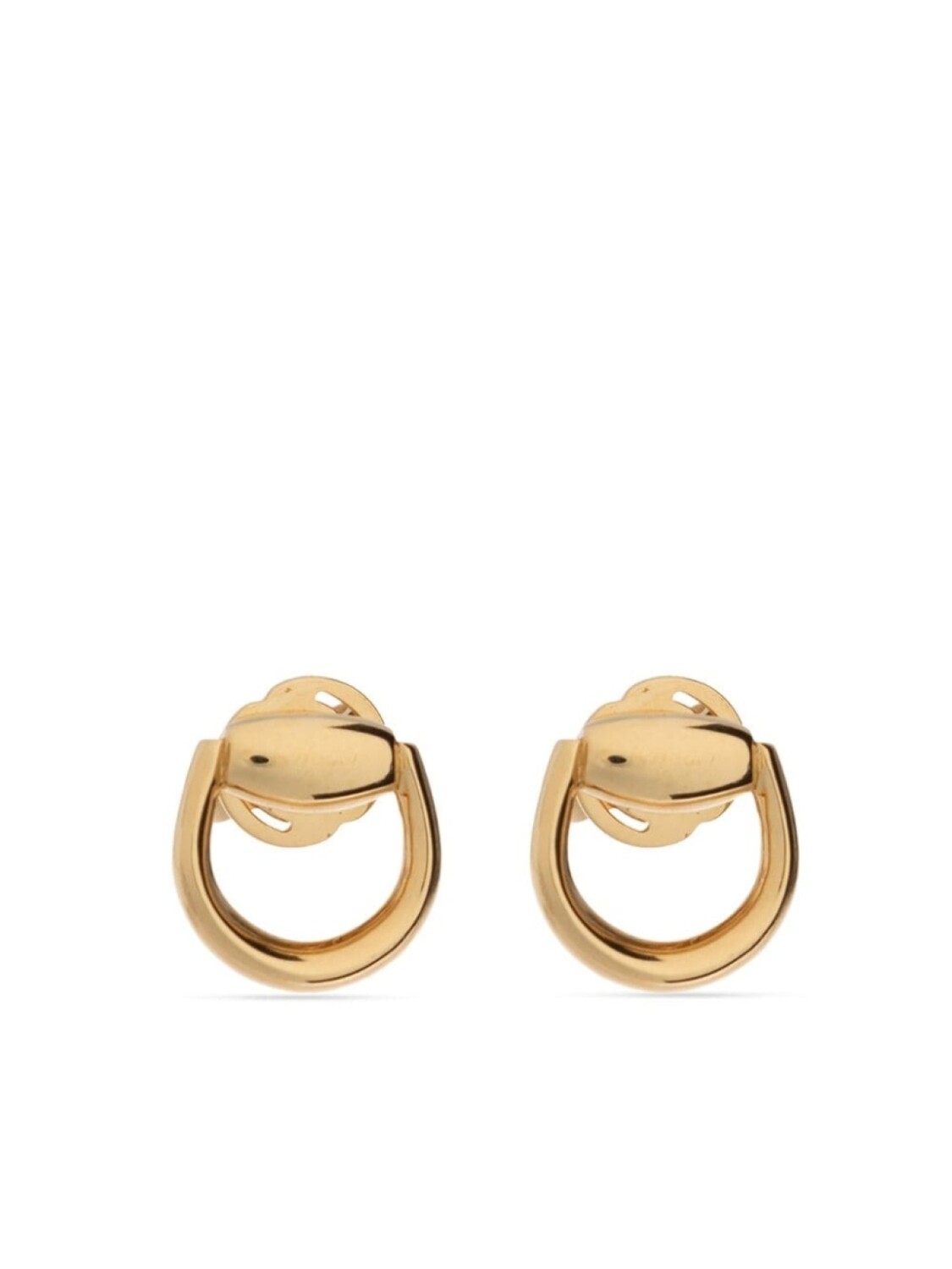 

Серьги Horsebit из желтого золота Gucci, золотой
