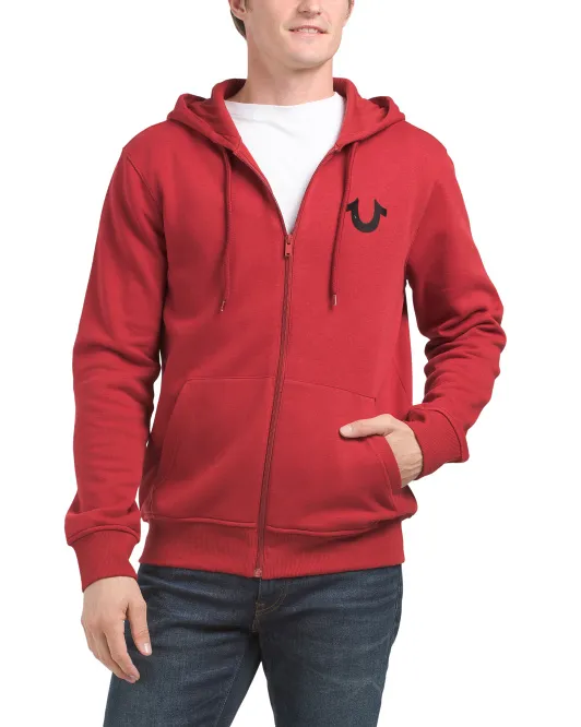 

Толстовка на молнии Arch Star True Religion, красный