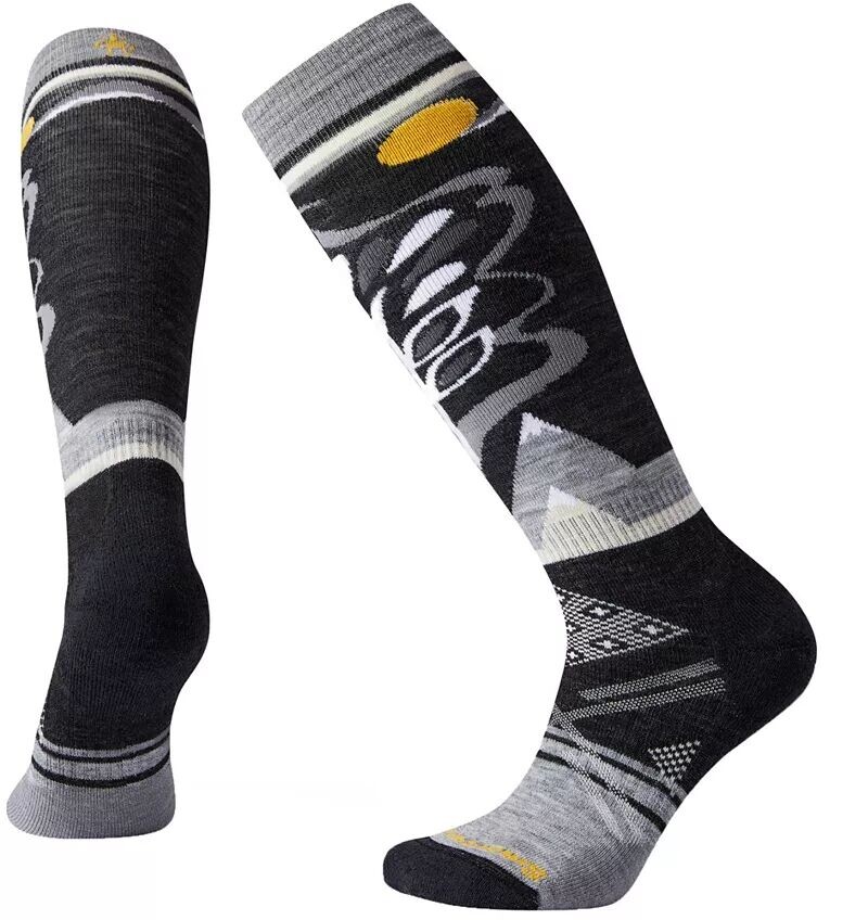 

Женские лыжные носки Smartwool PhD со средним узором, черный