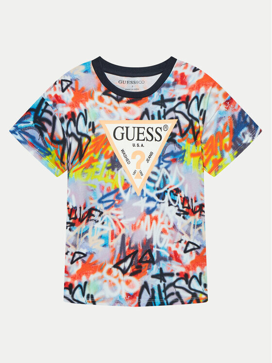 

Футболка стандартного кроя Guess, мультиколор