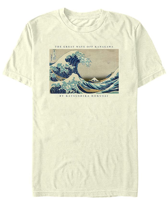 Мужская футболка Great Wave с короткими рукавами Fifth Sun, белый мужская футболка с короткими рукавами в костюме фреда скуби ду с большим лицом fifth sun белый