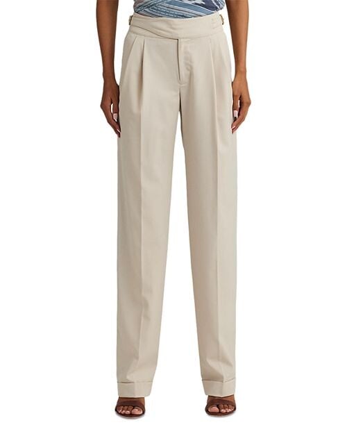 

Брюки с пряжками на талии Ralph Lauren, цвет Tan/Beige
