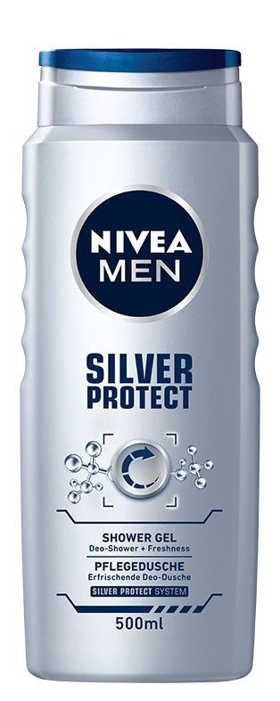 Nivea Men Silver Protect гель для душа, 500 ml