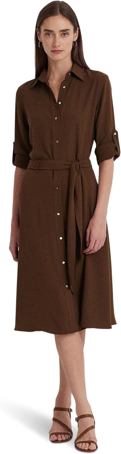 

Платье-рубашка приталенного кроя LAUREN Ralph Lauren, цвет Brown Birch