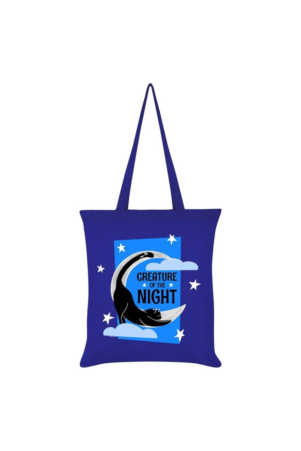 Большая сумка Ведьмы Знакомое Существо Ночи Grindstore, синий