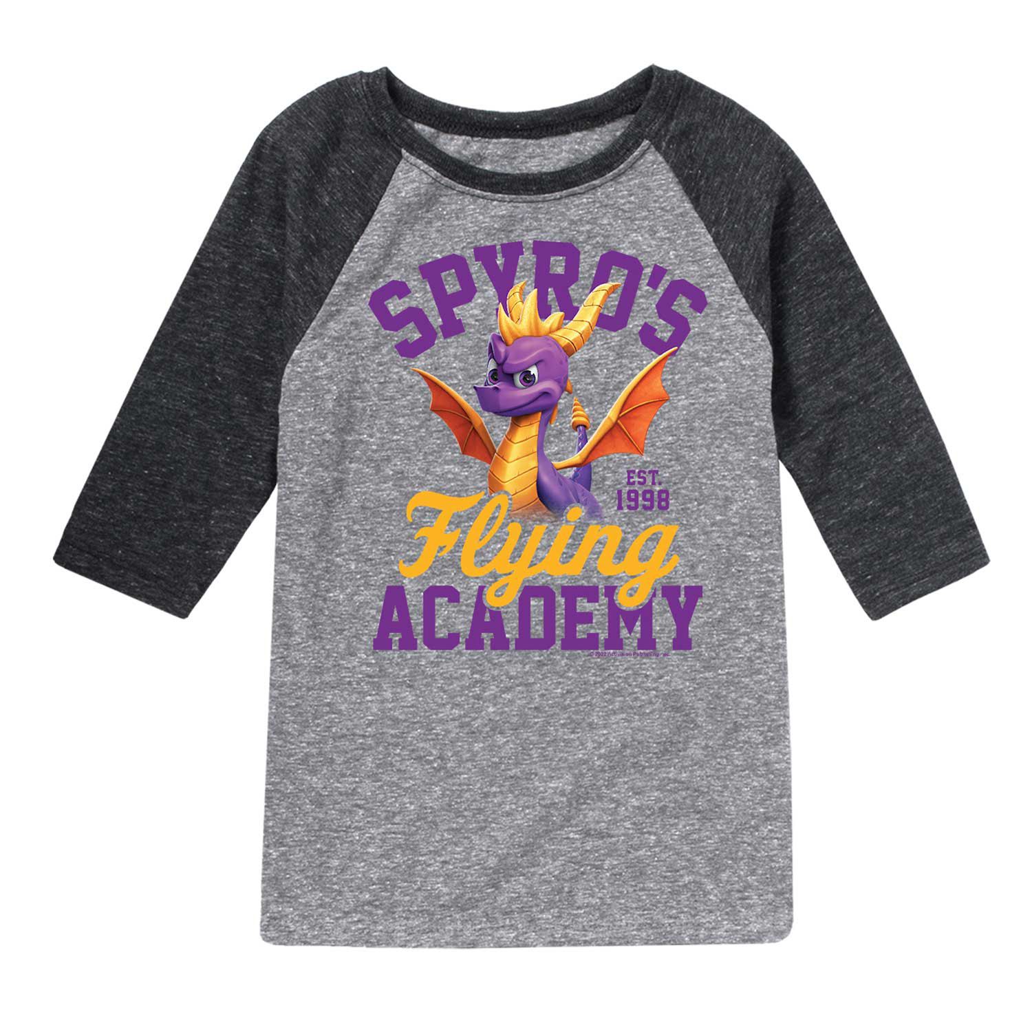 

Футболка Spyro Flying Academy с рисунком реглан для мальчиков 8–20 лет Licensed Character