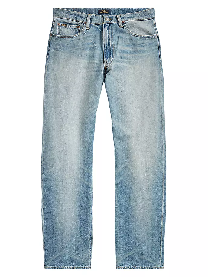 

Потертые джинсы с пятью карманами Polo Ralph Lauren, цвет andrews wash
