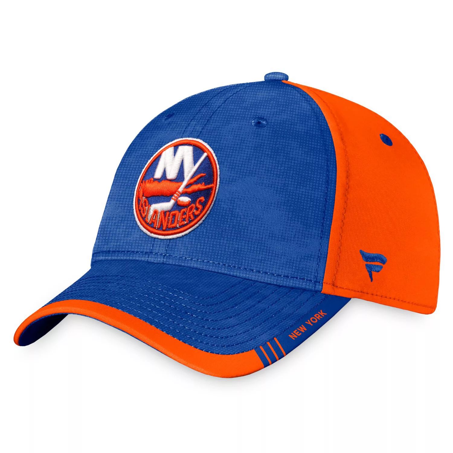 

Мужская гибкая кепка Fanatics Royal/оранжевого цвета с камуфляжным принтом New York Islanders Authentic Pro Rink