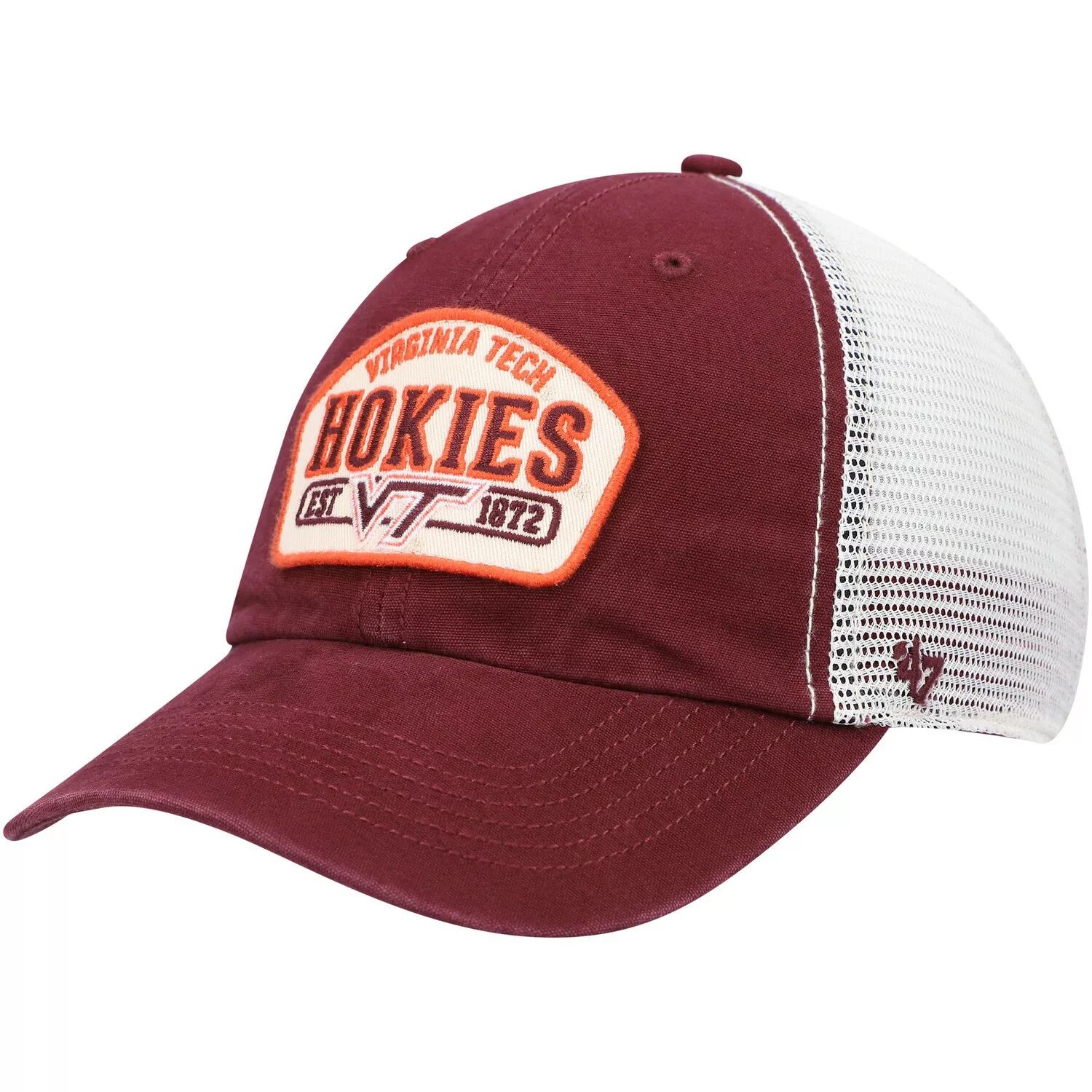 

Мужская кепка '47 Maroon Virginia Tech Hokies Penwald Trucker Snapback