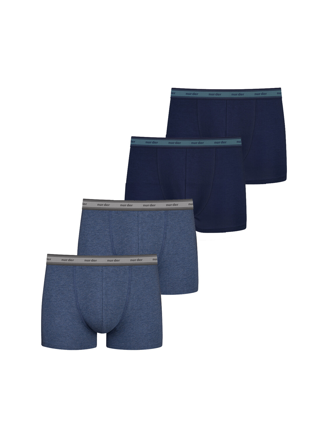 

Боксеры NUR DER Retro Boxer Organic Cotton, цвет blau/blaumelange