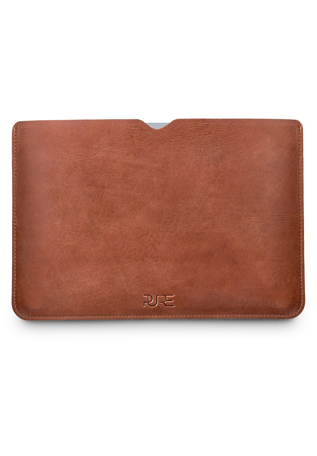 Сумка для ноутбука 14 MACBOOK AVIOR Pure Leather Studio, цвет cognac