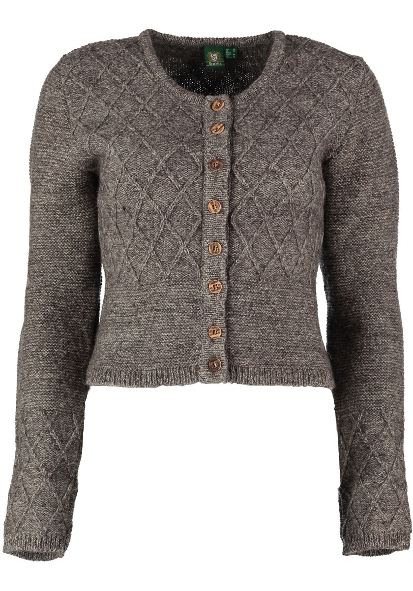 

Кардиган OS Trachten Strickjacke Ugepys, цвет dunkelbraun