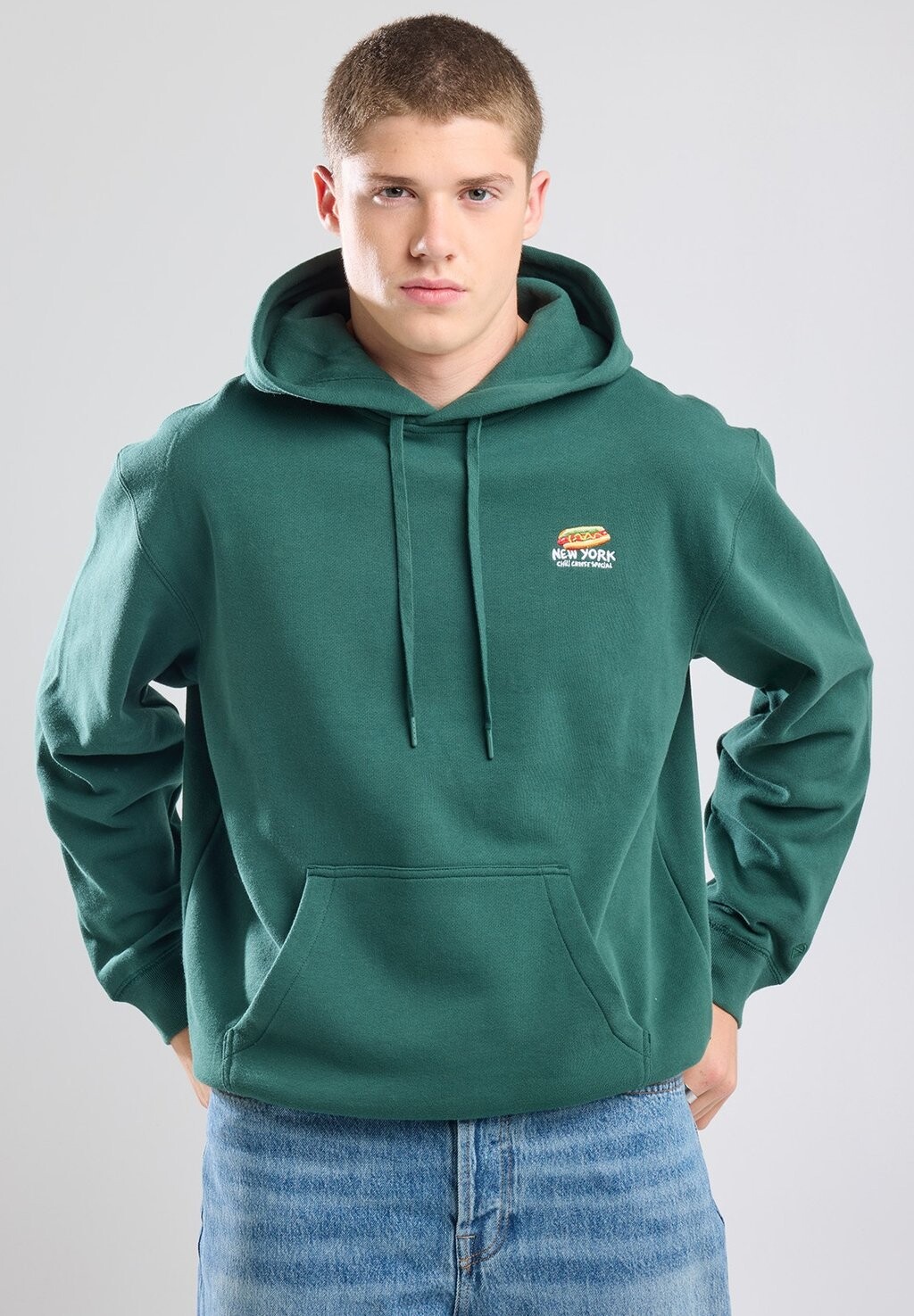 

Толстовка с капюшоном SHALDON HOOD America Today, зеленый