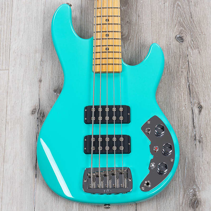 

Басс гитара G&L USA L-2500 CLF Research Reissue 5-String Bass, Maple Fretboard, Turquoise