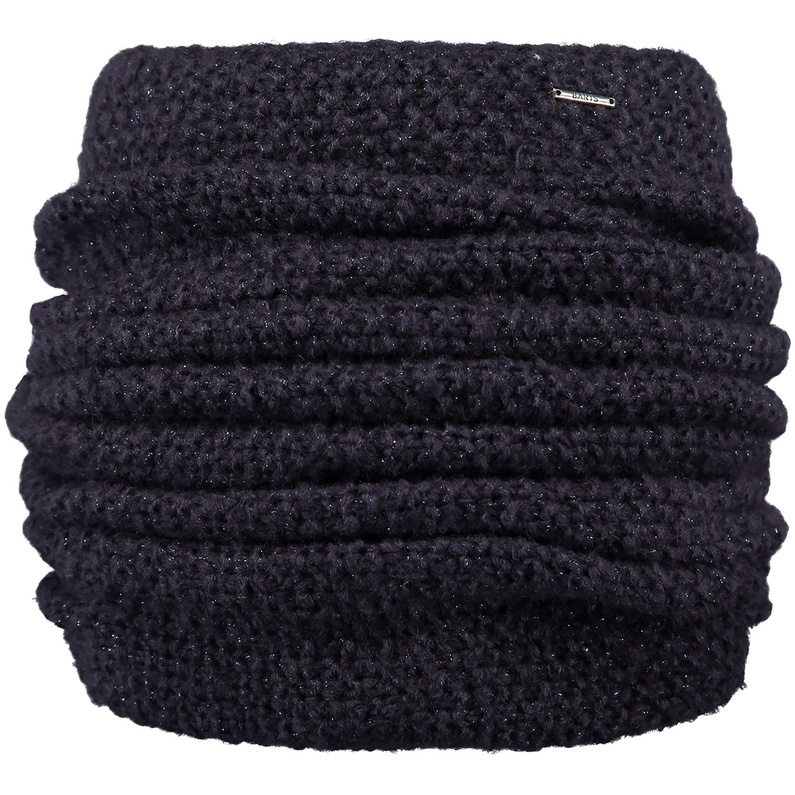 шарф легкий крупной вязки цвет – черный Детский шарф-труба Ymaja Barts, синий