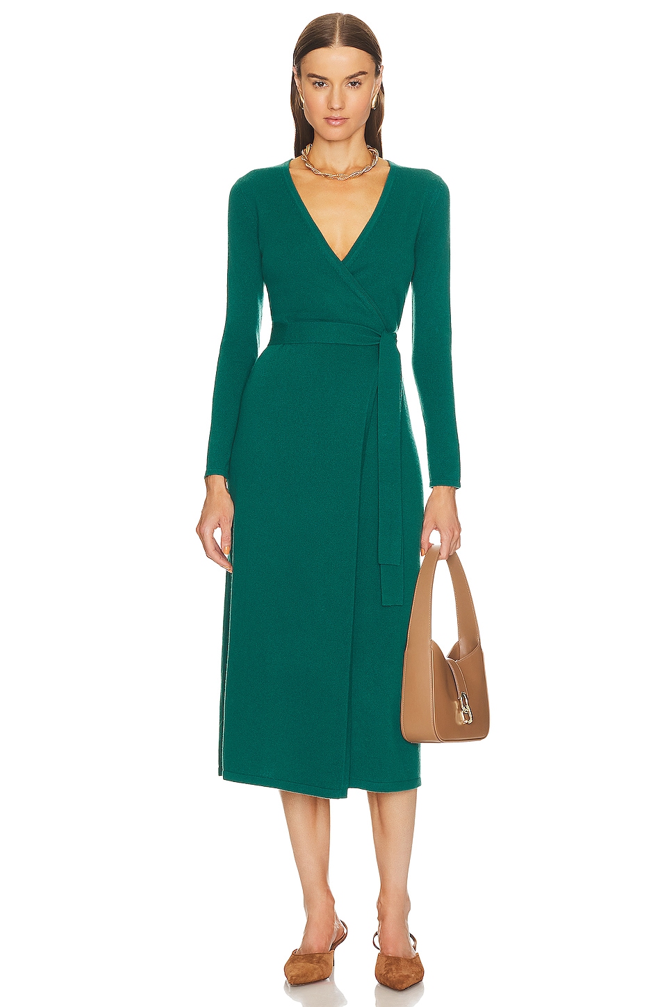 Платье Diane von Furstenberg Astrid, цвет Fall Green