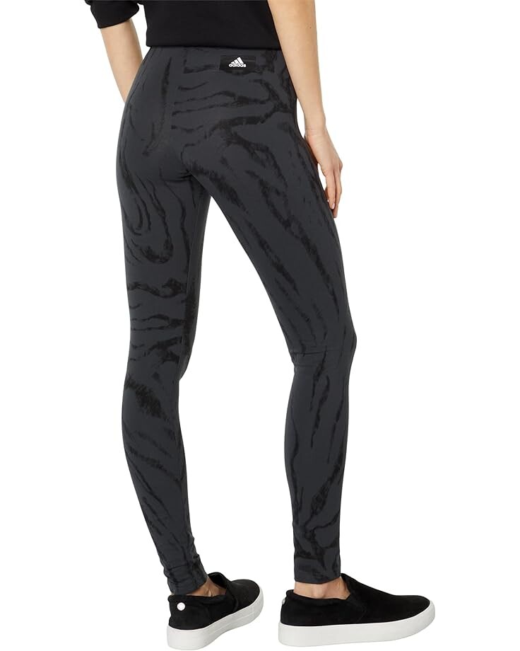 

Брюки Adidas Future Icon Animal Printed Leggings, цвет Carbon