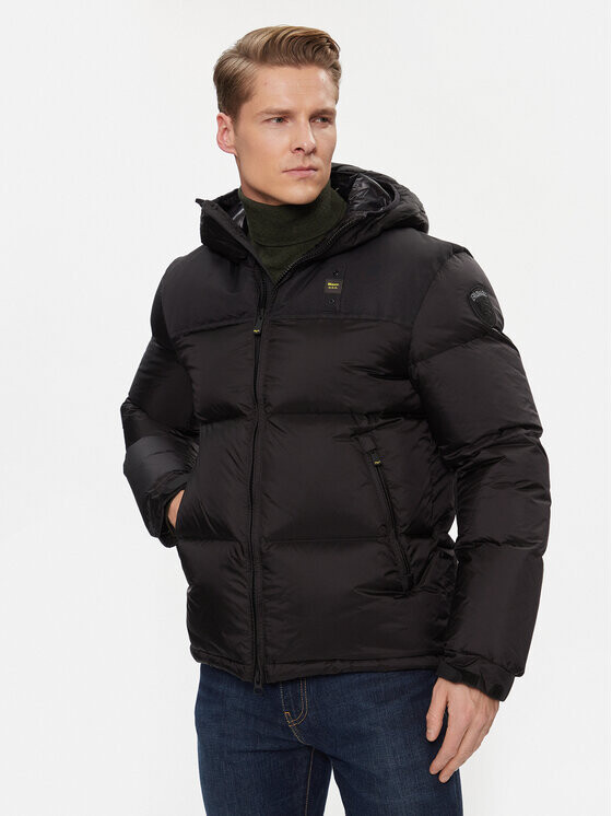 

Пуховик стандартного кроя Blauer, черный