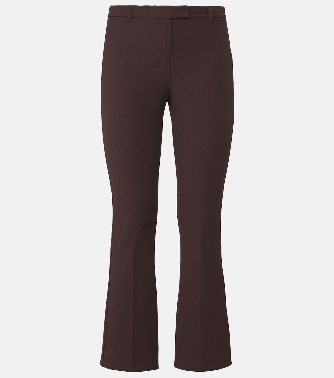 

Укороченные узкие брюки из смесового хлопка 'S Max Mara, бургунди