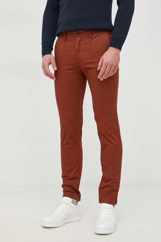 

Брюки Томми Хилфигер Tommy Hilfiger, коричневый