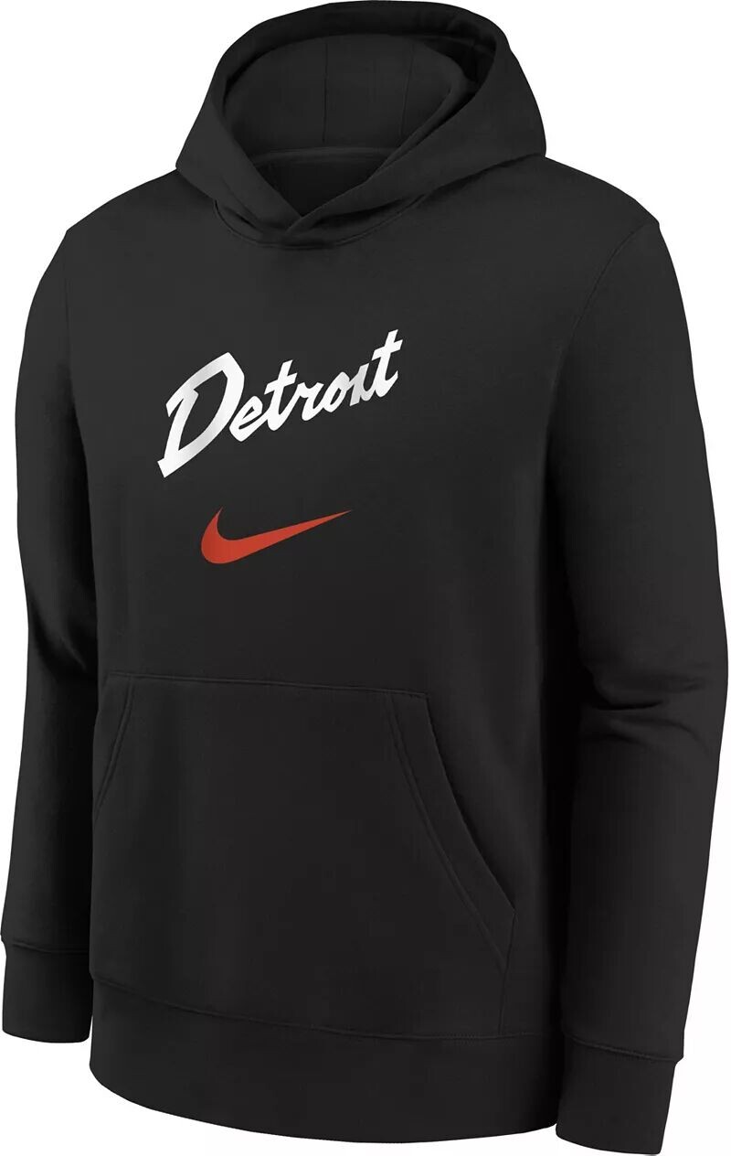 

Пуловер с капюшоном Nike Youth 2023-24 City Edition Detroit Pistons