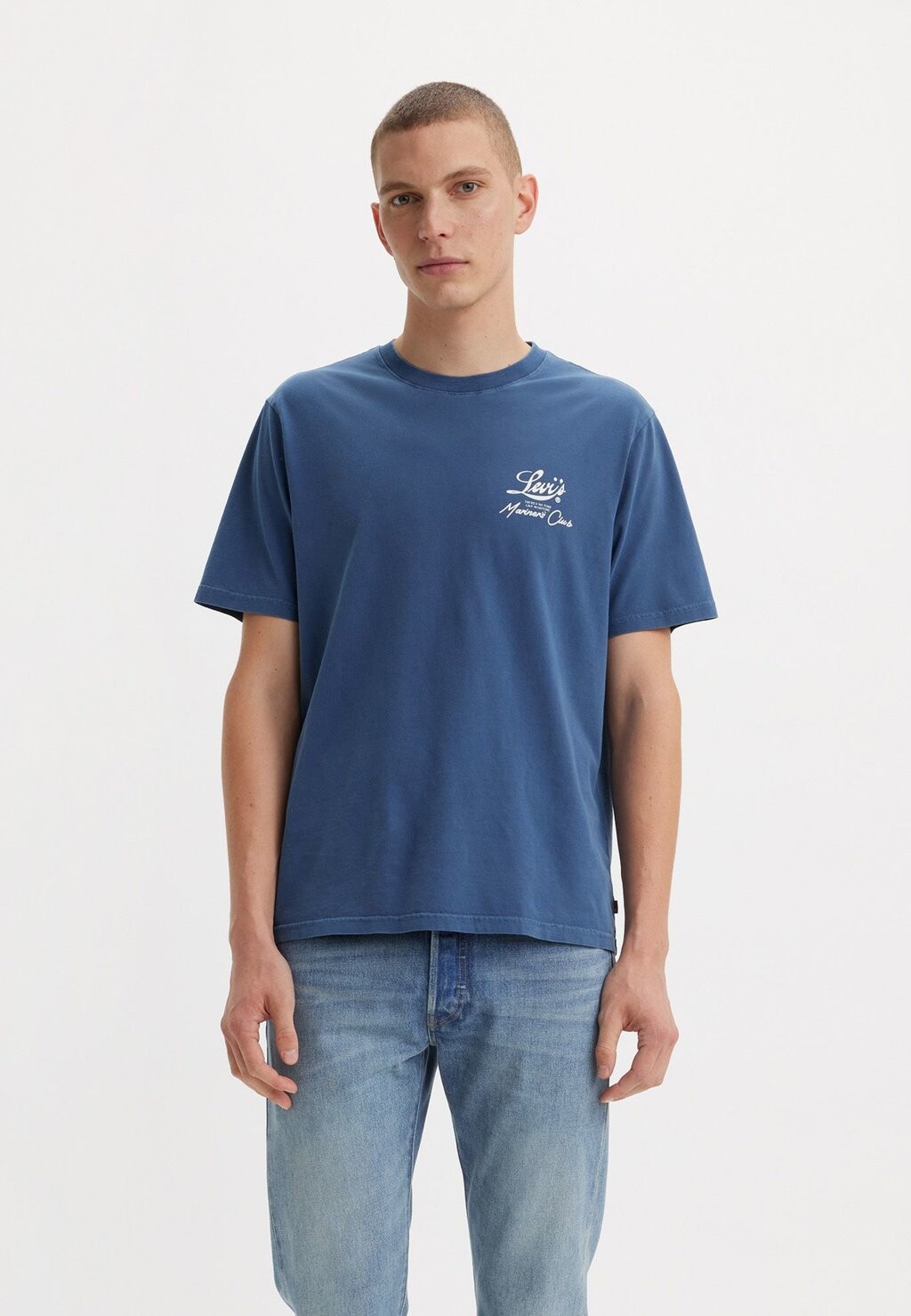 

Футболка с принтом Levi's, темно-синий