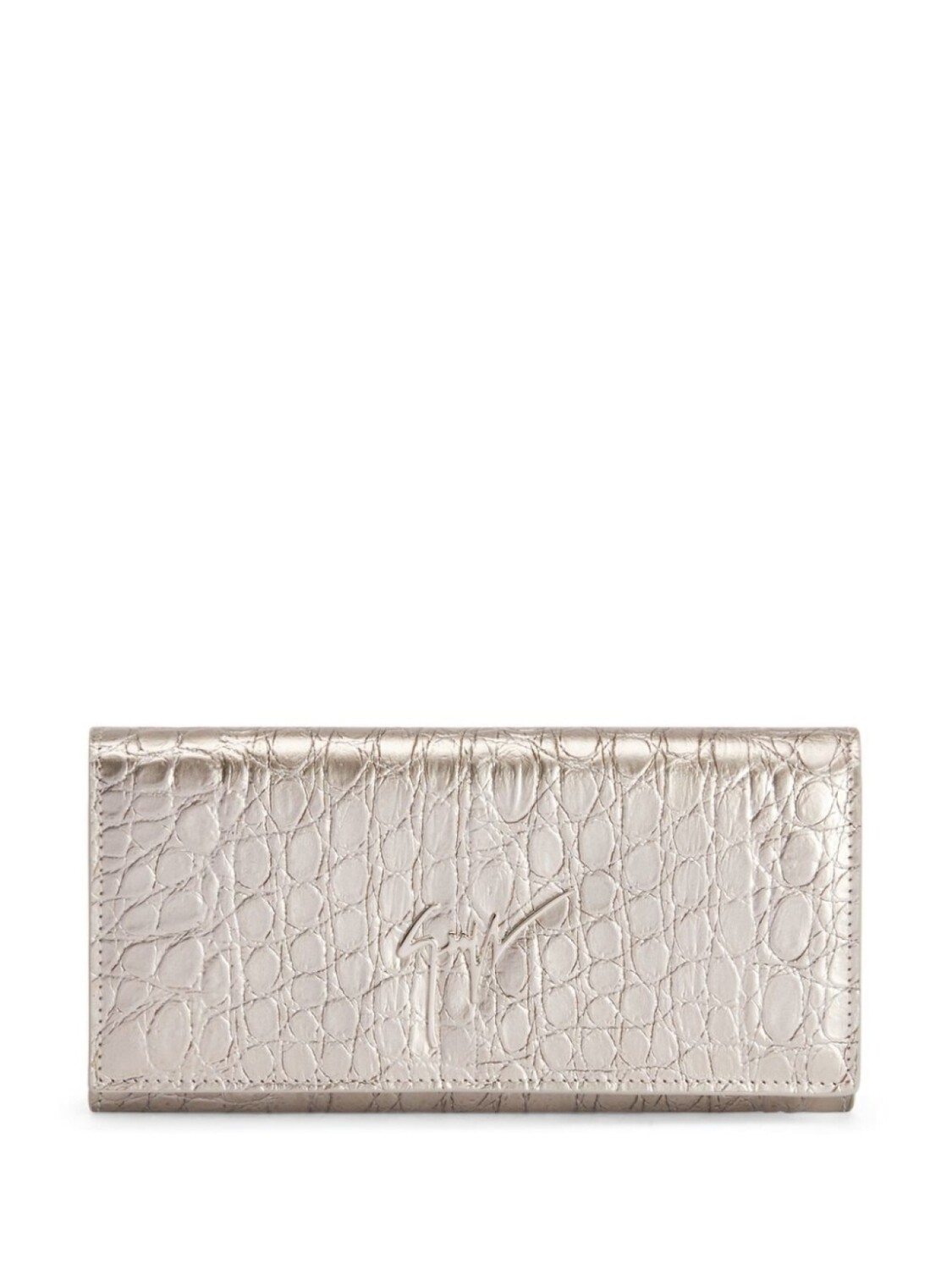

Giuseppe Zanotti кошелек Selene, серебряный