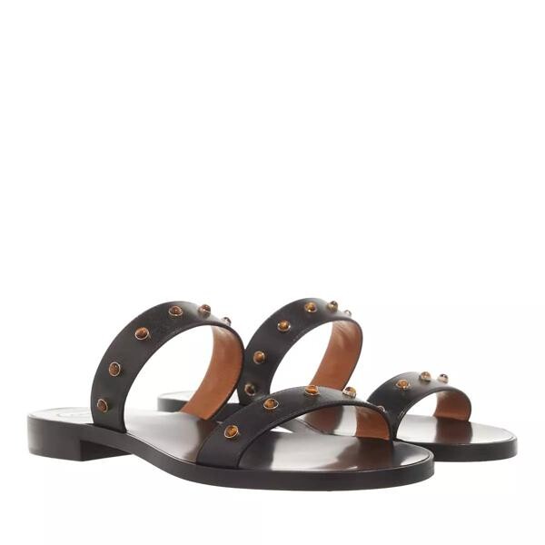 

Сандалии aurna studded flat slides Chloé, черный