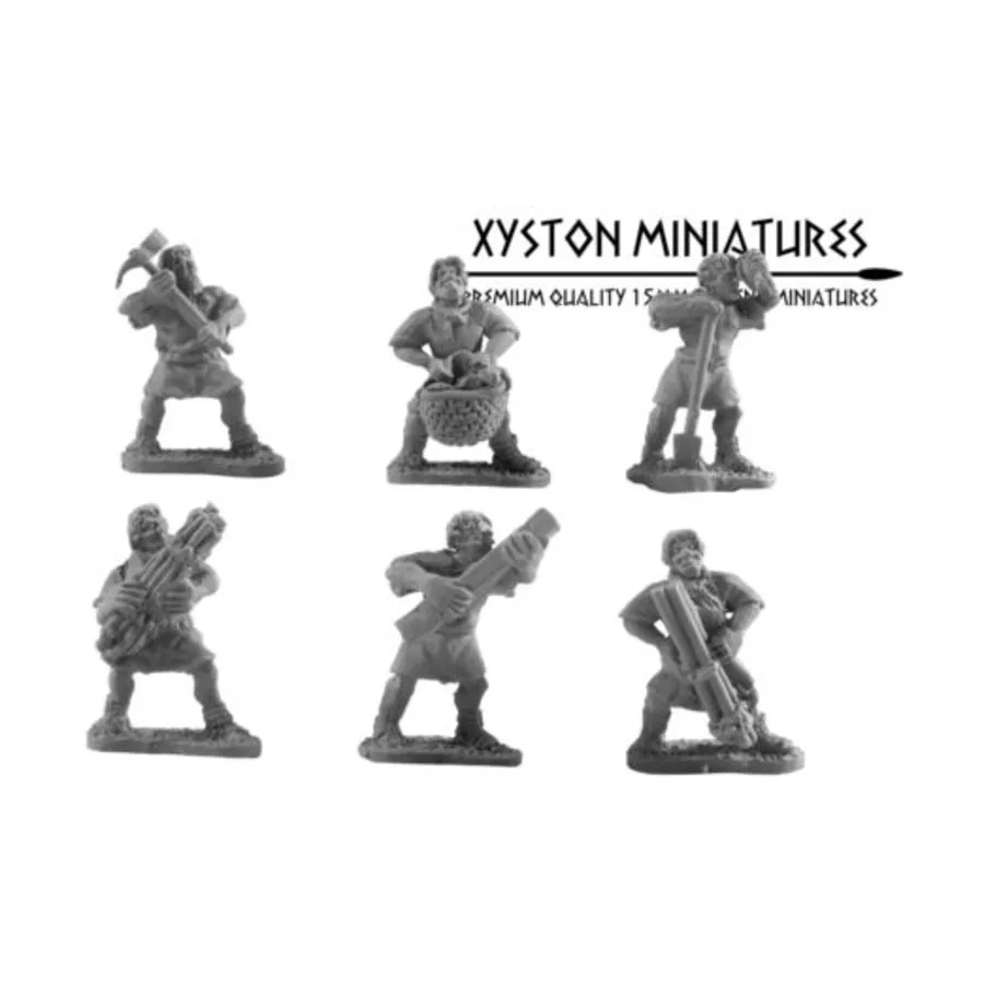 

Дорожные работы, Ancients - Assorted (15mm) (Xyston Miniatures)