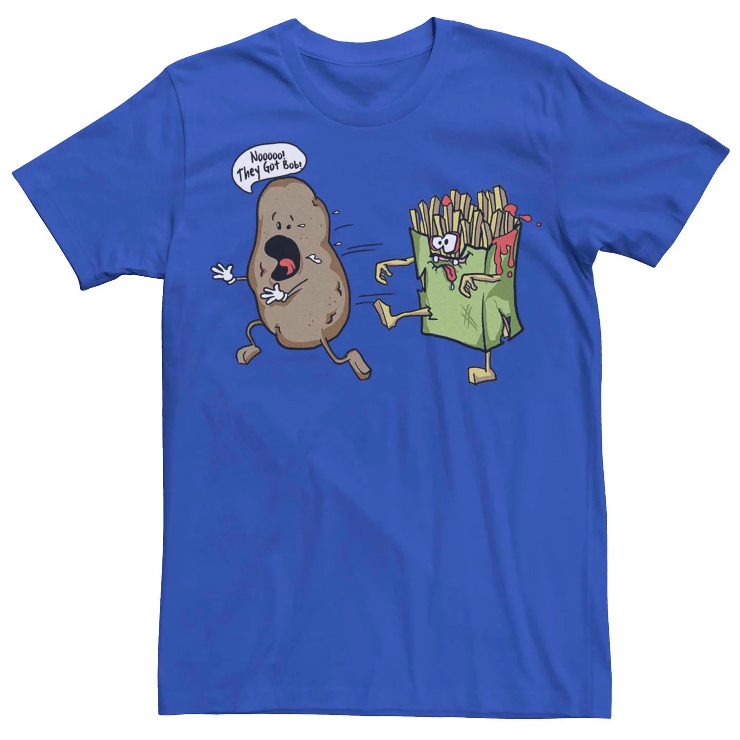 Мужская футболка с юмором и картошкой фри Licensed Character