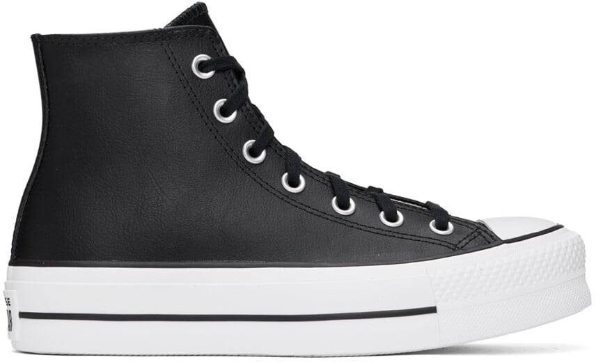 

Черные кожаные кроссовки Chuck Taylor All Star Lift Converse