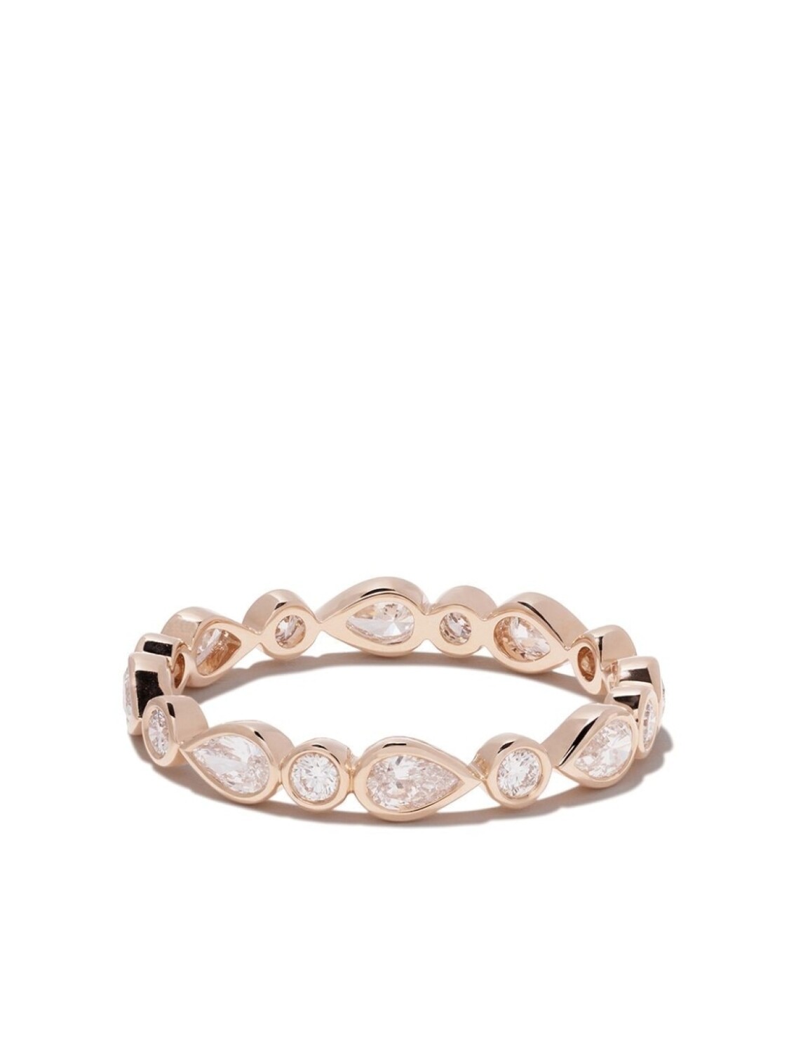 

Кольцо Petal из розового золота с бриллиантами De Beers Jewellers, розовый