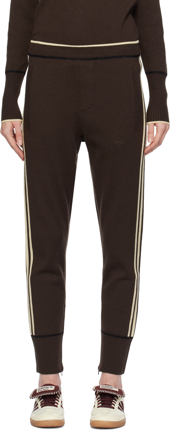 

Коричневые спортивные штаны adidas Originals Edition Wales Bonner