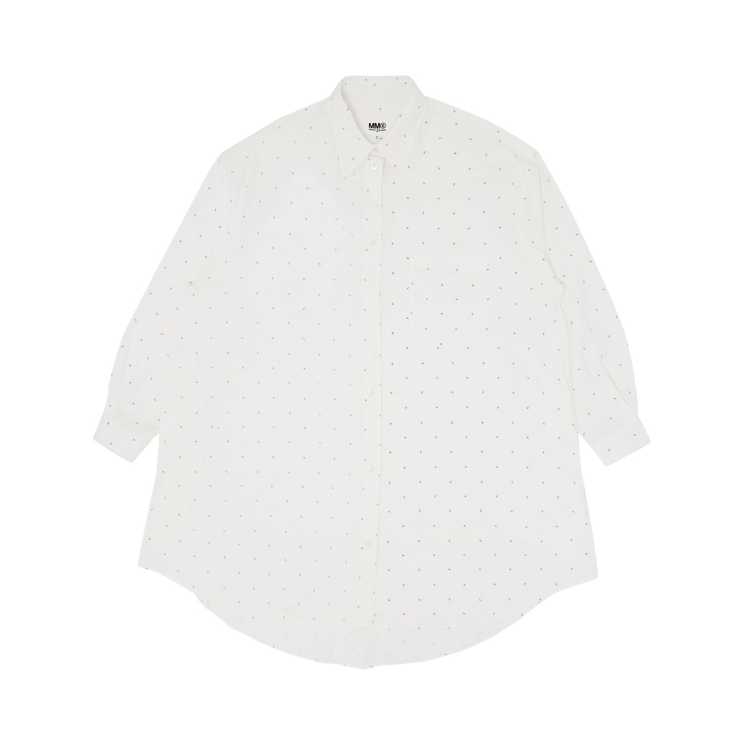 

Платье MM6 Maison Margiela Белый/Черный