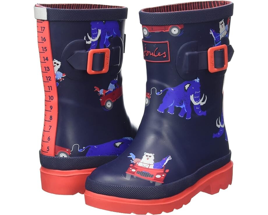 Ботинки Joules Welly Print, цвет Navy Animals 1