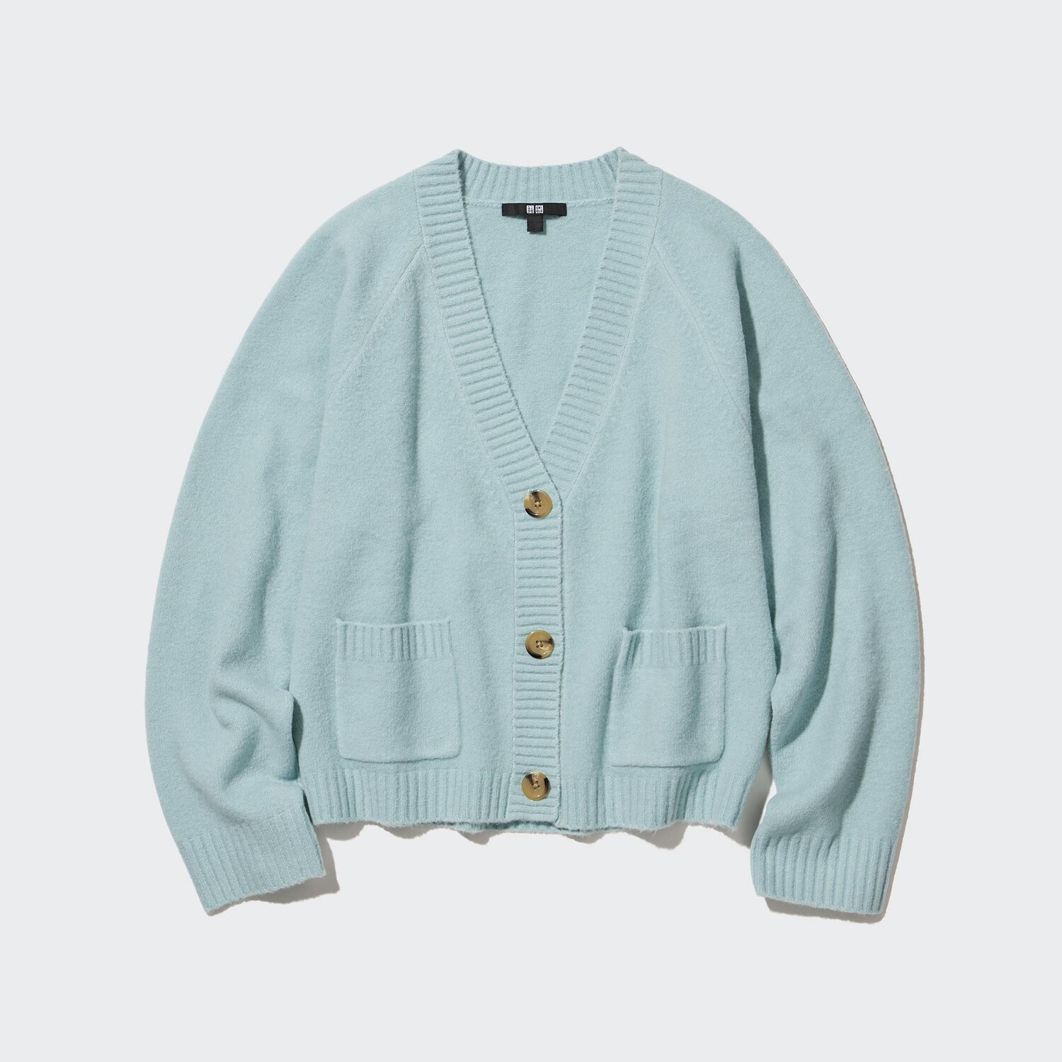

Кардиган Uniqlo женский с длинными рукавами из легкой пряжи суфле, синий