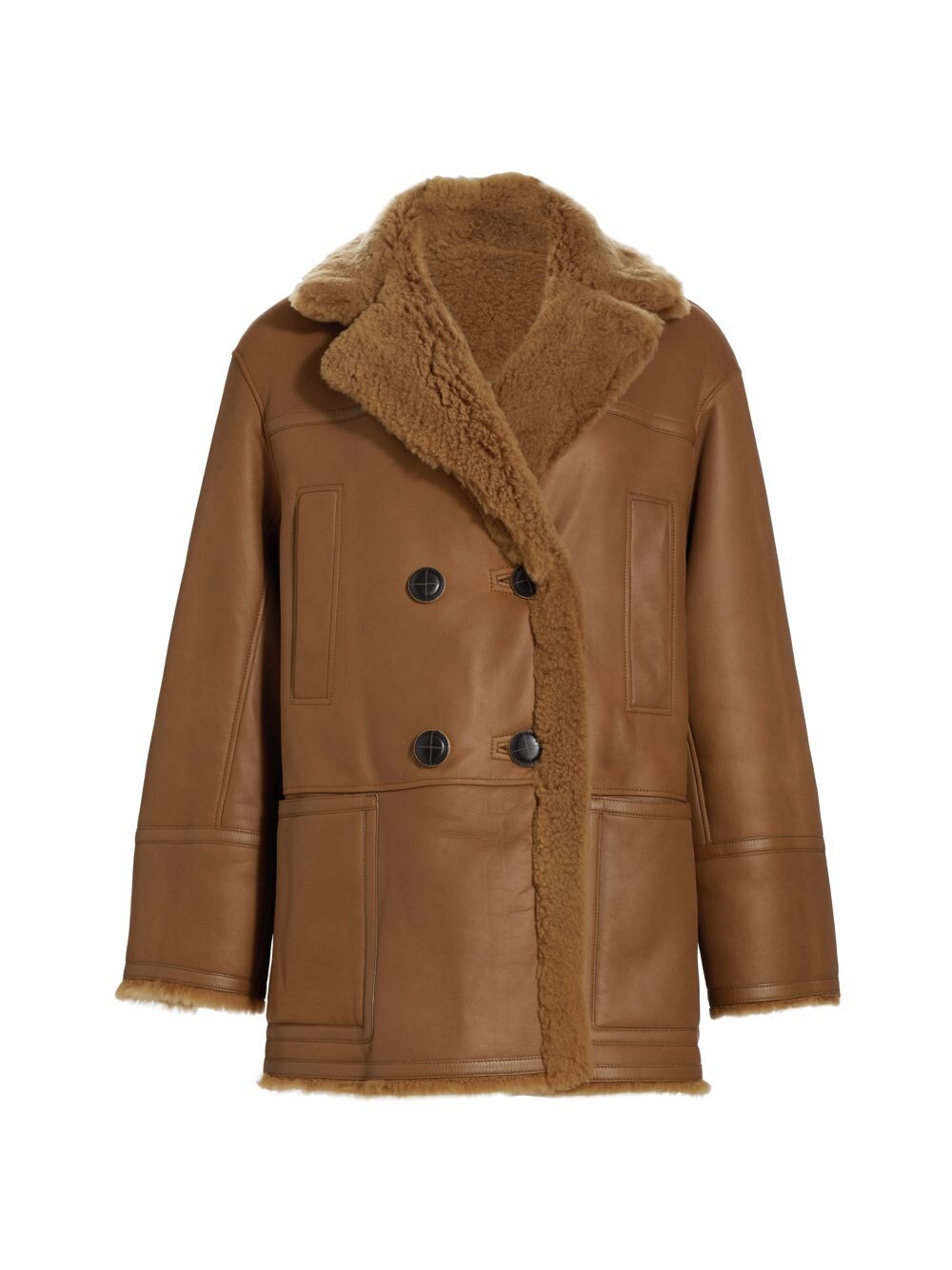 

Двубортная дубленка Giubb Loro Piana