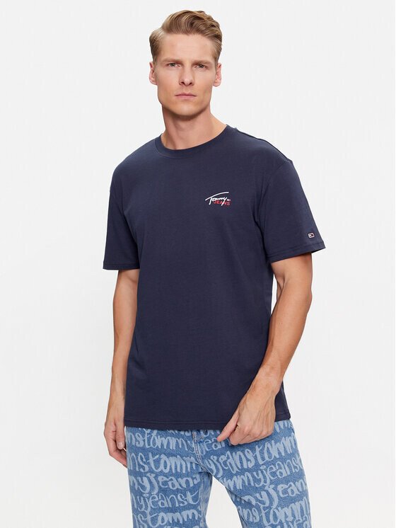 

Футболка классического кроя Tommy Jeans, синий