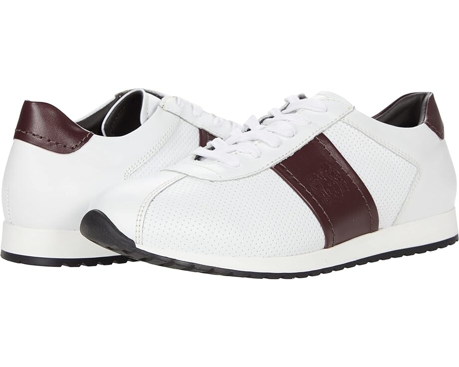 

Кроссовки Bruno Magli Evo, цвет White Bordo Perf