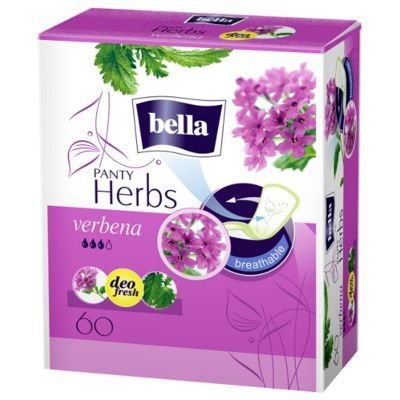 Гигиенические прокладки, 60 шт. Bella, Panty Herbs Verbena прокладки bella herbs comfort липовый цвет 10 шт